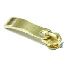 Cursor ZĂper 5 NĂquel Prata 50 Unidades Ondulado Pino Cor Dourado Latonado Foto mini 2