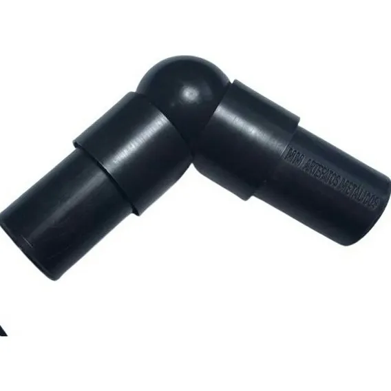 Curva Articulável Para Corrimão Tubo 1 ½ Kit 10 Pçs Cor Preto Foto 1