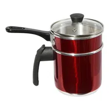 Cuscuzeira AlumÃnio Com Tampa De Vidro - 1,2l Foto mini 1