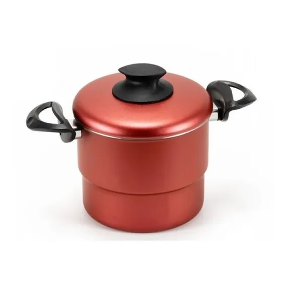 Cuscuzeiro Cereja Antiaderente 5 Camadas - Cuscuzeiro Vapor Foto 1