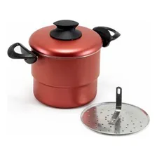 Cuscuzeiro Cereja Antiaderente 5 Camadas - Cuscuzeiro Vapor Foto mini 2