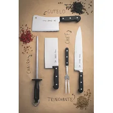 Cutelo Para Ossos Tramontina Lâmina De Inox Century 6 Preto Foto mini  3