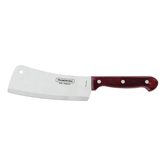 Cutelo Tramontina Polywood Com Lâmina Aço Inox Vermelho 6 Cor Polywood vermelho Foto 1