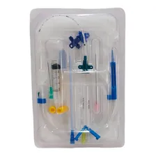 Cvc Duplo Lumen 4fr X 13cm Cateter Acesso Venoso Central Foto  mini 1