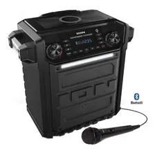 Cx Acústica Portátil 100w, S/fio-nfc, Qi, Aux, Mic E Usb-ion Cor Preto Bivolt Foto  mini 1