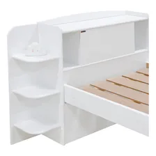 D Doro Melissa cama solteiro plus 100% mdf branco Foto mini  3
