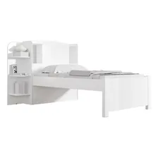 D Doro Melissa cama solteiro plus 100% mdf branco Foto  mini 1