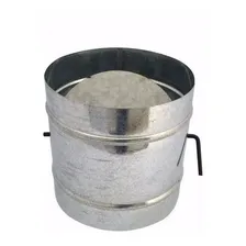 Damper Para Churrasqueira Forno A Lenha Inox 430 200mm Foto mini 1