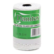 Danitex Cordão Encerado de 100m branco de algodão Foto mini 1