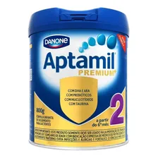 Danone Aptamil Premium 2 leite de fórmula em pó 800g Foto mini  3