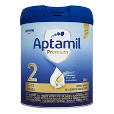 Danone Aptamil Premium 2 leite de fórmula em pó 800g Foto  mini 1