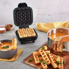 Dash - Mini Maquina Waffle Stick / Barrinha De Waffle Cor Aqua Foto mini 4