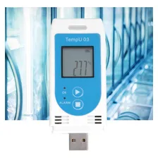 Datalogger TZONE TEMPU 03 temperatura umidade USB c/ software Data Logger Foto mini 4