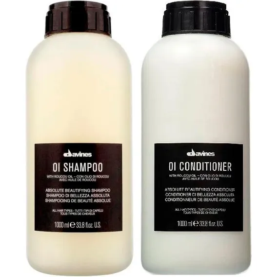 Davines Oi Shampo 1 Litro + Oi Condicionador 1 Litro Foto 1