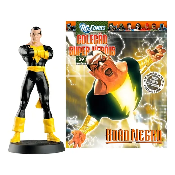 Dc Comics Edição 29 - Black Adam - Adão Negro - Eaglemoss Foto 1