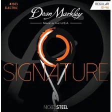 Dean Markley Signature 2503 Corda de Guitarra elétrica de cordas 010 046 Foto mini 1