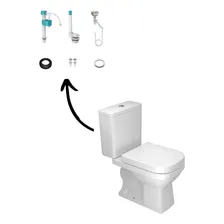 Deca Hydra reparo kit completo caixa acoplada acionamento simples deca Foto mini 2
