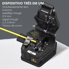 Decapador Cortador Clivador Fibra Optica Alta Precisão Foto mini 4