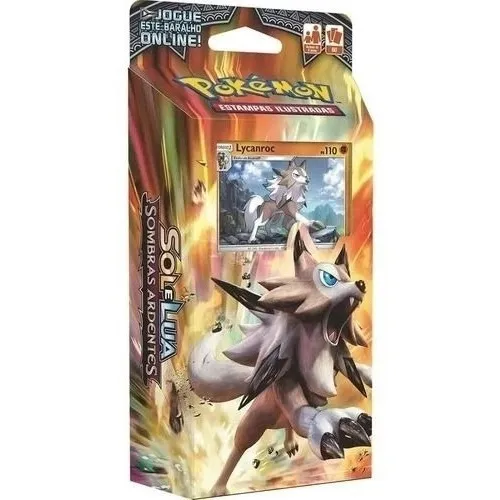 Deck Pokemon Sol E Lua Sombras Ardentes Lycanroc Gx Ex Foto 1