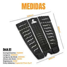 Deck Surf Longboard Soulfins 3 Peças Preto Foto mini 2