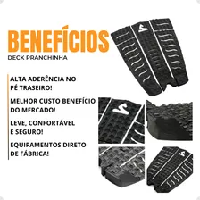 Deck Surf Longboard Soulfins 3 Peças Preto Foto mini 3