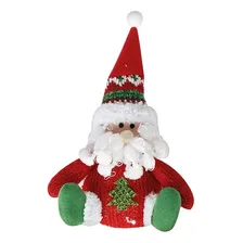 Decoração De Natal Boneco Natalino Pequeno Sentado Cor Papai Noel Foto  mini 1