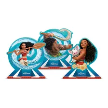 Decoração Display De Mesa Moana 6 Uni Festa Completa Foto mini  2