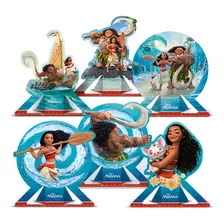 Decoração Display De Mesa Moana 6 Uni Festa Completa Foto  mini 1