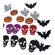 Decoração Festa Halloween Mini Figuras Em Eva Glitter 24un Foto mini 4