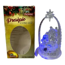 Decoração De Natal Presépio Enfeite Natalino Com Luz Lindo Foto mini 4