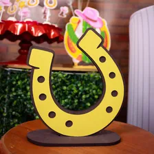 Decoração Display De Mesa Ferradura Boiadeira Aniversá Festa Foto mini  3