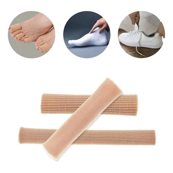 Dedal De Silicone Protetor Dos Dedos Do Pé E Joanete 15 Cm Cor Ocre Tamanho 1.5x15cm Foto 1