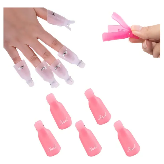 Dedeira Para Unha Em Gel Reutilizável, Clip De Unha 5un Foto 1