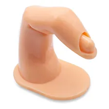 Dedo Postiço Treinamento Manicure Encaixe Unhas Gel Fibra Foto  mini 1