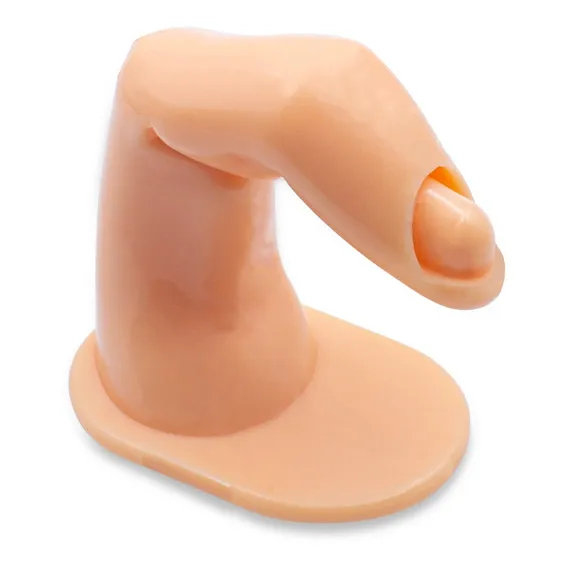 Dedo Postiço Treinamento Manicure Encaixe Unhas Gel Fibra Foto 1