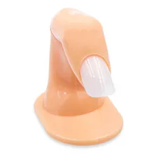 Dedo Postiço Treinamento Manicure Encaixe Unhas Gel Fibra Foto mini  3