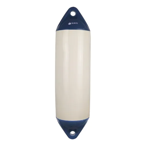 Defensa Náutica F4 21x104cm Branca Inflável Barco Lancha Foto 1