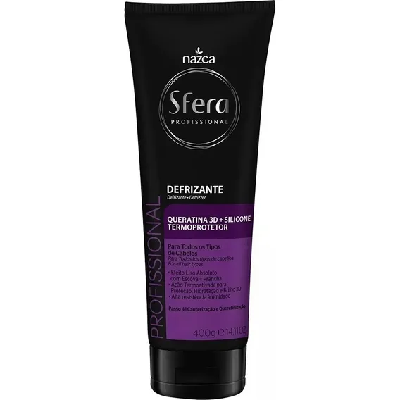 Defrizante Nazca Sfera Prof Quer 3d Silic Termoprotetor 400g Foto 1