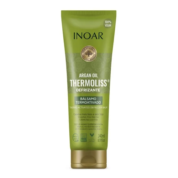 Defrizante Termoativado Thermoliss Argan Oil 240ml Inoar Foto 1