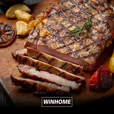 Defumador Caseiro Aço Galvanizado P/ Carnes Com Termômetro Foto mini 3