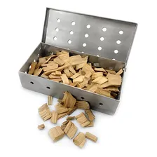 Defumador De Carne Portátil Caixa Inox Cor Prateado Foto mini 1