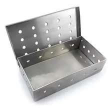 Defumador De Carne Portátil Caixa Inox Cor Prateado Foto mini 3