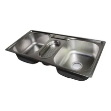 Dekor Cozinha Tripla cuba inox cm acces贸rios Foto mini 2
