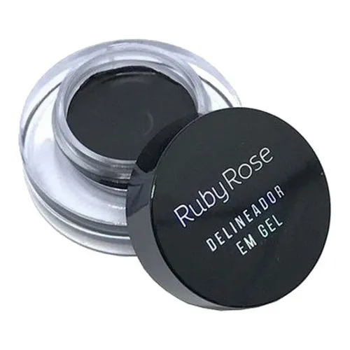 Delineador Em Gel Black Ruby Rose Hb-8401 3,3g Foto 1