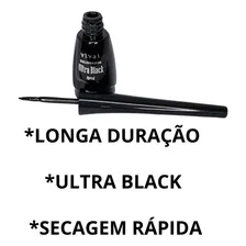 Delineador Liquido A Prova Dágua Preto Super Black Vivai Foto mini 2