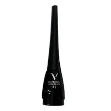 Delineador Liquido A Prova Dágua Preto Super Black Vivai Foto mini 4
