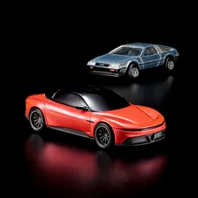 Delorean Hot Wheels Alpha V Dmc-12 Coleção Cor Vermelho/cinza Foto mini  3