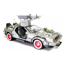 Delorean Time Machine Back To The Future 3 1:24 Welly Devolt Foto mini  2