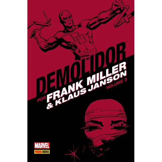 Demolidor por Frank Miller & Klaus Janson Vol. 3, de Miller, Frank. Editorial Panini Brasil LTDA, capa dura em português, 2005 Foto 1
