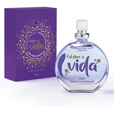 Deo Colônia Feminina Coleção Celebre A Vida Com Novos Recomeços 25ml - Jequiti Foto mini 1
